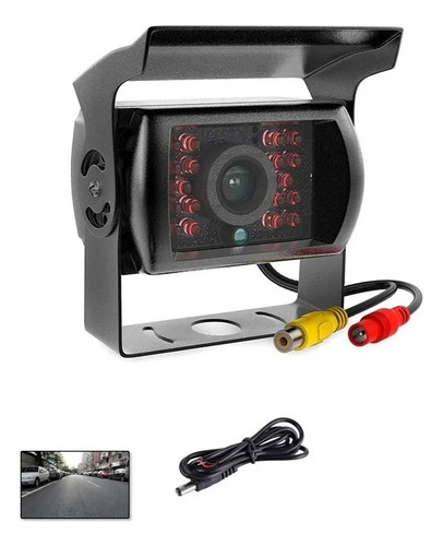 Hd Bus Camara Retroceso Auto Visión Nocturna Ip66 24v