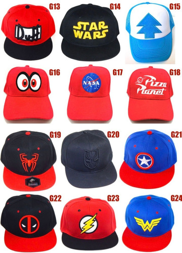 Imagen 4 de 9 de Gorras Snapback Mayoreo 20 Piezas A Elegir Envío Gratis