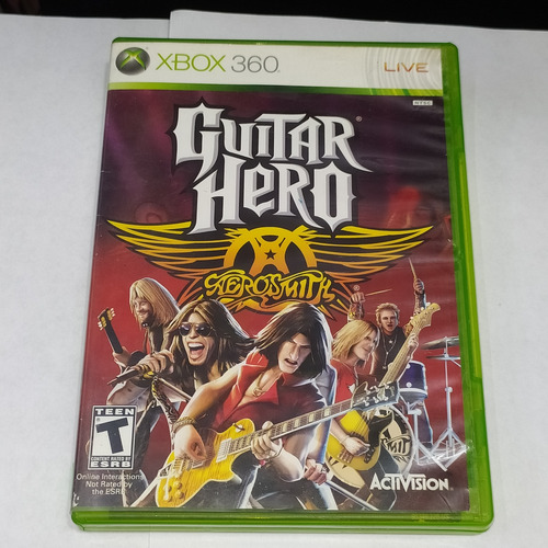 Guitar Hero Aerosmith Xbox 360 - Longaniza Games 