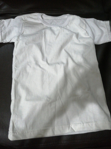 Imagen 1 de 1 de Chemises Blancas Escolares Talla 10 Y 14 Franela Blanca 4