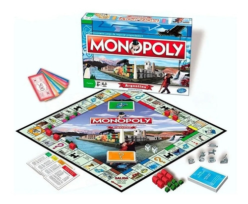 Imagen 3 de 4 de Juego de mesa Monopoly Argentina ToyCo 830