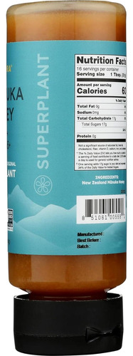 Miel De Manuka Nz Manuka Cruda 340g Umf 10+ Mgo 265+