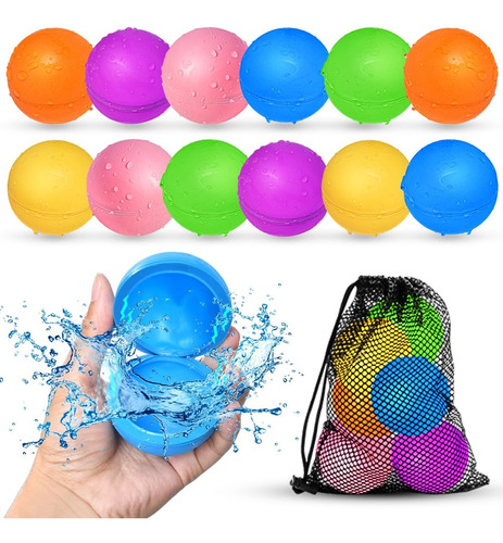 De Reutilizable Globos Agua Silicona Bolas Llenado Rápido