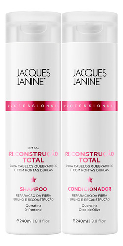 Kit Reconstrução Total Jacques Janine 2x240ml