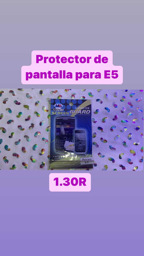 1.30 Protector De Pantalla De E5 Anti Espías De Plástico