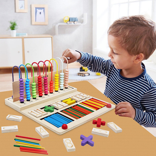 Juguete De Matemáticas Montessori Para Conexión De Perlas
