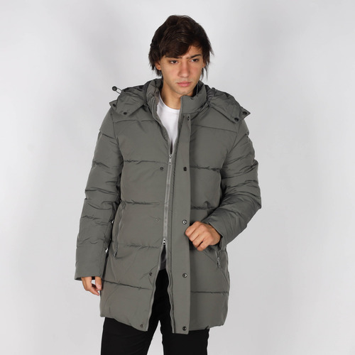Campera Camperon Hombre Capucha Desmontable Oldtown Polo