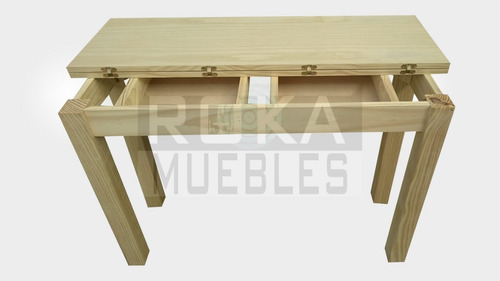 Imagen 2 de 3 de Mesa Extensible Libro 120x40 A 120x80 Roka