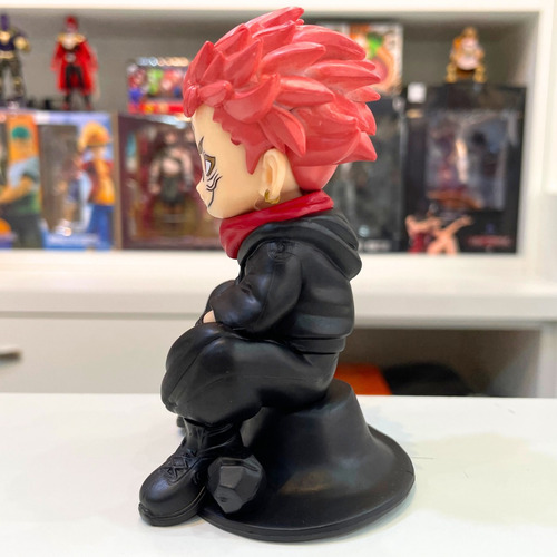Action Figure Sukuna Jujutsu Kaisen Chibi Style Em Pvc