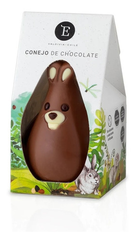 Conejo De Pascua Alfred Blanco O Negro Marca Entrelagos 85g