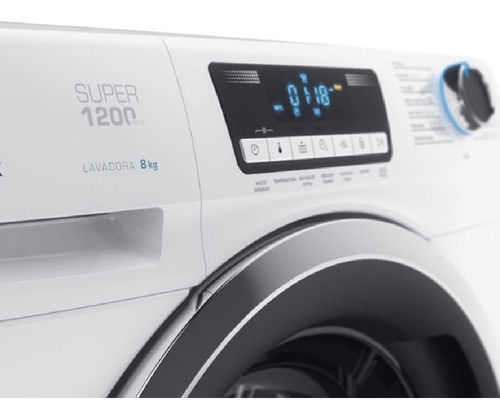 Imagen 6 de 10 de Lavarropas Carga Frontal 8 Kilos Electrolux Elaf08w Outlet