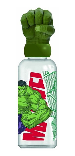 Botella De Agua Tritan Con Figura Hulk 560 Ml Cresko
