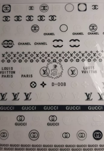 Stickers Unas Gucci