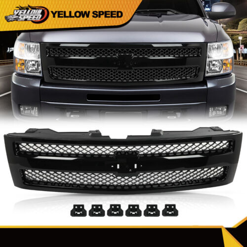 Fit For 2007-2013 Chevrolet Silverado 1500 Grille Shell  Ccb