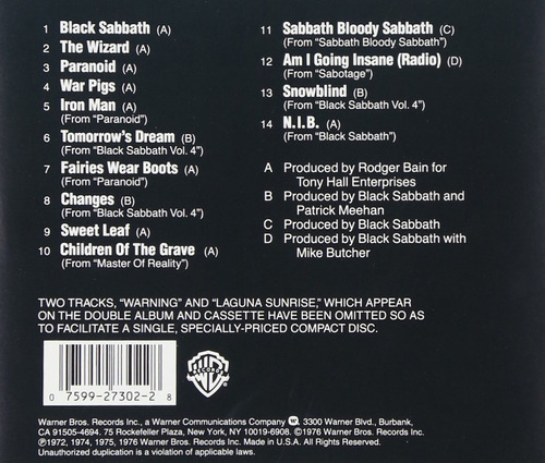 Cd We Sold Our Soul For Rock N Roll - Black Sabbath _u