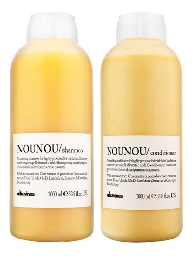 Davines Nounou  Dúo 1l Shampoo + Acondicionador