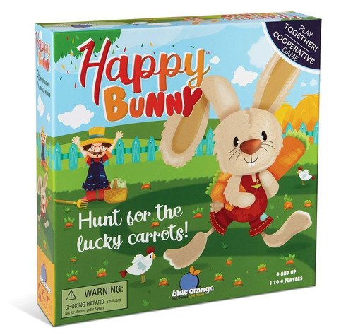 Happy Bunny Juego De Mesa Para Niños Cooperativo + Envio