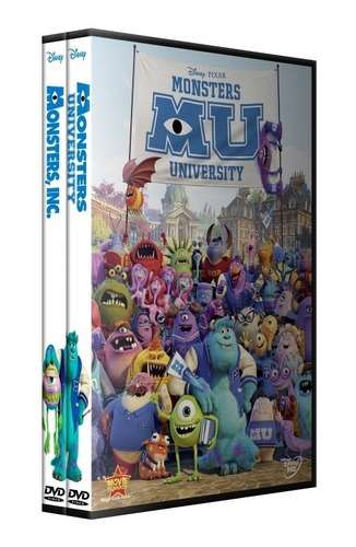 Monster Inc Saga En Dvd Latino/ingles Sub Español