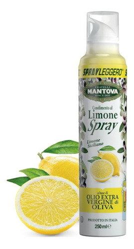 Azeite Mantova Italiano Premium Limão Siciliano Spray 250ml