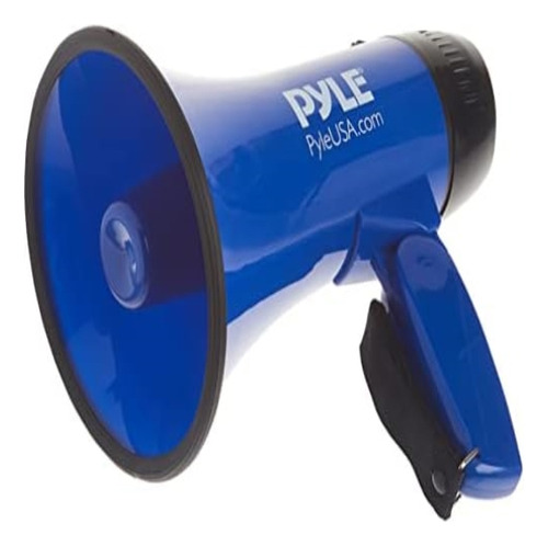 Pyle Pmp21bl Altavoz Megáfono Portátil Sirena Bullhorn - Com
