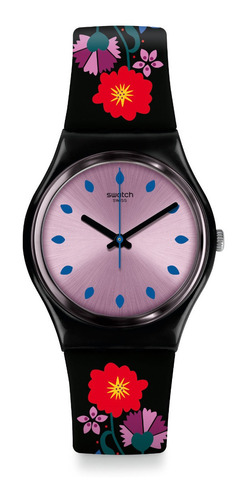 Reloj Swatch Gb319 Coquelicotte Mujer Silicona 100% Original