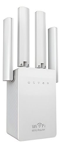 Repetidor Wifi Max Repeater 1200m 4 Antenas Branco