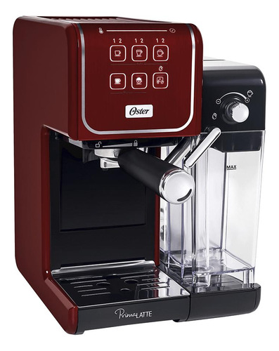 Cafeteira Oster Primalatte Touch Red Funç Auto 1050w 220v