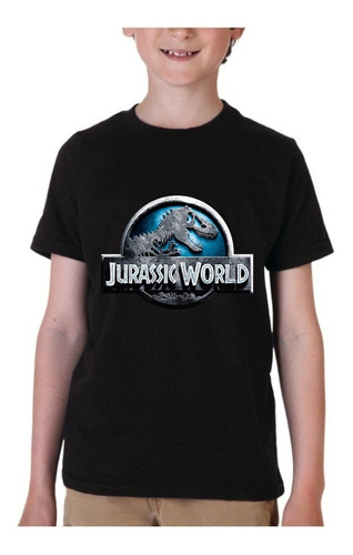 Polera Manga Corta Jurassic World. Jurassic World