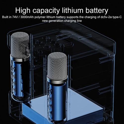 Micrófono Inalámbrico Con Altavoz Bluetooth Para Karaoke Ys-