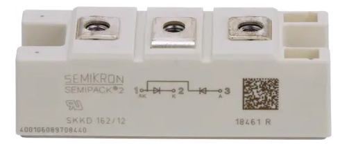 Módulo Semikron Skkd162/12 1200v 195a Tiristor 10 Unidades