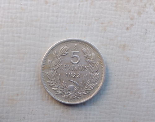 Moneda Chile 5 Centavos 1923