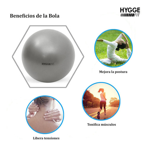 Imagen 4 de 10 de Pelota Esferodinamia 35cm Fitness Pilates Yoga Gym Funcional