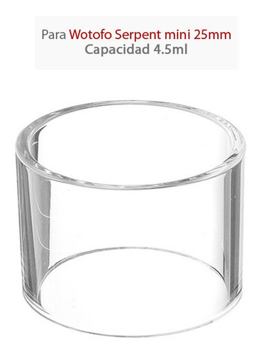 Pyrex Vidrio Wotofo Serpent Mini Rta 25mm 4.5ml