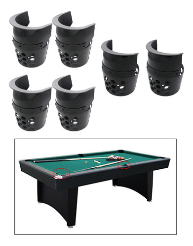 6 Bolsillos Para Mesa De Billar, Bolsillos De Red Para