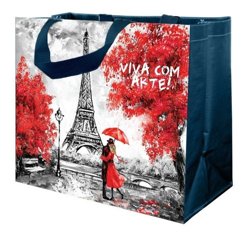 Imagem 6 de 8 de Sacola Retornável De Ráfia (ecobag) 100pcs - Coleção Pintura