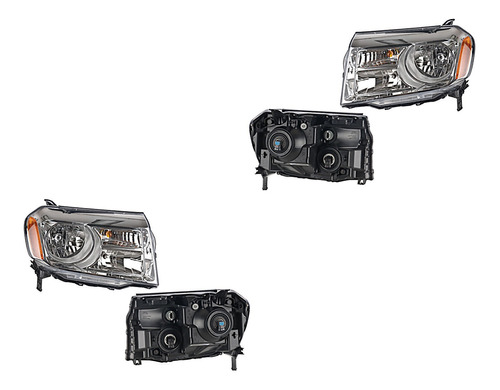 Set Faros Delanteros Depo Honda Pilot 2012 - 2015