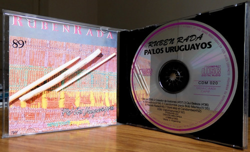 Cd Ruben Rada - ´89 Pa´los Uruguayos 1era Ed  - Exc- Edfargz