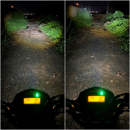 Imagen 6 de 7 de Ampolleta Led H4 Con Lupa -led Csp- Luz Blanca - Moto