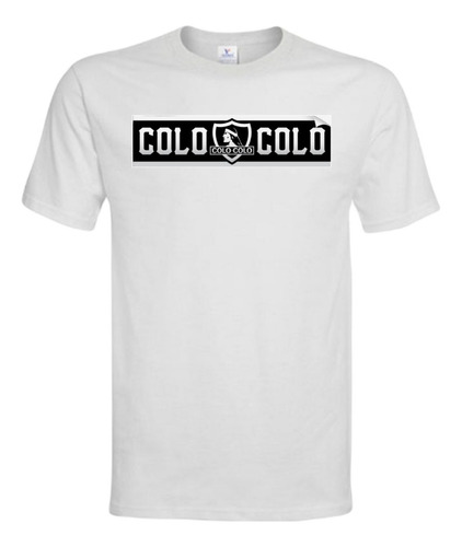 Polera Logo Colo Colo 100% Algodón.