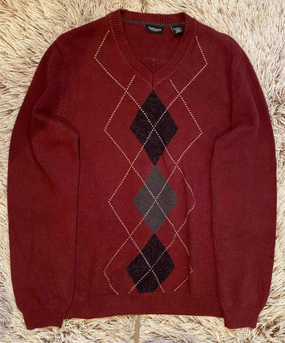 Suéter Sweater Básico Van Heusen Rojo Para Hombre Talla S