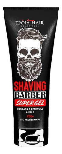 Shaving Refrescante Para Barbear 250gr Tróia Hair