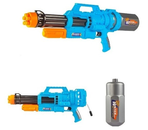 Pistola Lanza Agua De 60cm Super Water Juego Juguete Arma