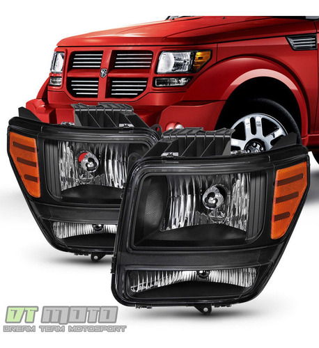 Par Faros Negro Interior Dodge Nitro Slt 2008 All