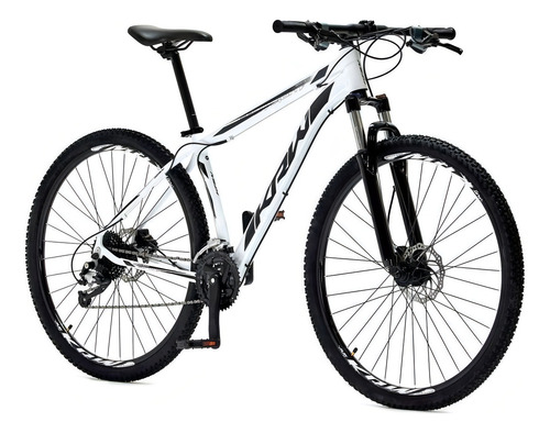 Bicicleta Aro 29 Krw Spot Alum Shimano Acera 27v Trava Sx13 Cor Branco/preto