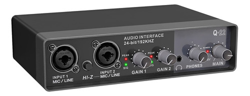 Interfaz Audio Usb Bits Khz Para Grabacion Podcasting Linea
