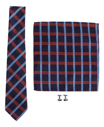 Conjunto Clásico De Corbata Para Hombre, De Textura Fina, De