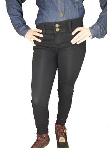 Pantalon Jean Dama Licrado Dotacion Clasico 