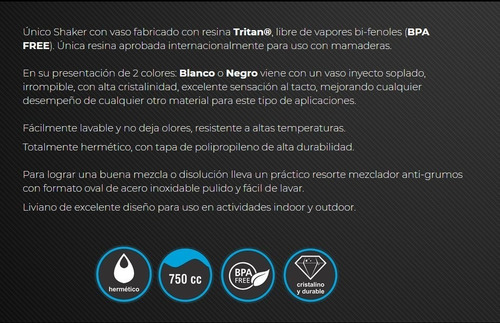 Imagen 3 de 3 de Shaker Pro One 750 Ml Gold Nutrition Vaso Batidor Mezclador Con Resorte