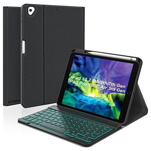 Oyeeice iPad 9th Generation Case Con Teclado Rx5kx