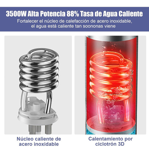 Calentador De Agua Instantáneo Eléctrico 110v 3500w